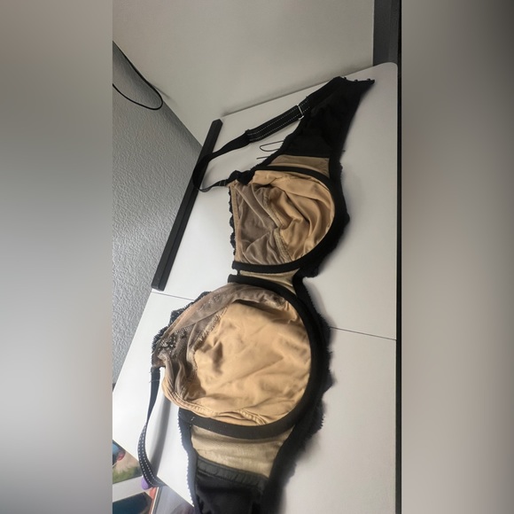 Chantelle Rive Gauche 3-Part Cup Underwire Bra - Black 34 DDDD - Picture 5 of 14